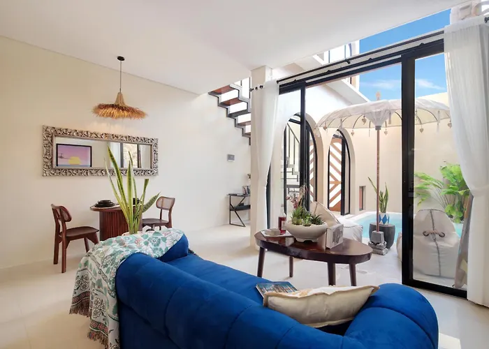 Villa Ulu Luxury Loft 1br With Romantic Bathtub Near Melasti *