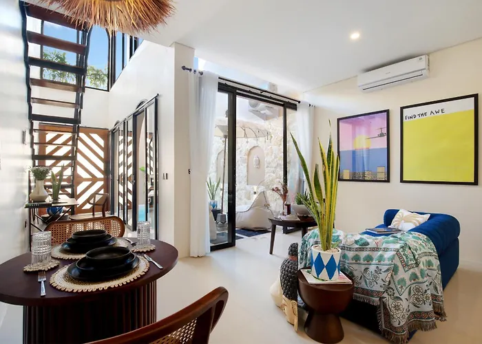 Ulu Luxury Loft 1br With Romantic Bathtub Near Melasti Villa *