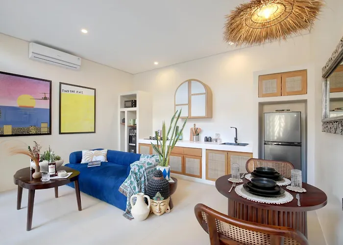 Villa Ulu Luxury Loft 1br With Romantic Bathtub Near Melasti