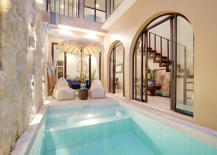 Villa Ulu Luxury Loft 1br With Romantic Bathtub Near Melasti
